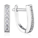 Серебряные серьги с фианитами 2E29846-E/12/1