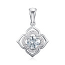 Серебряная подвеска с фианитами 2P17428-P/12/1