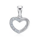 Серебряная подвеска с фианитами   2P21032-P/12/1