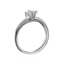 Серебряное кольцо с фианитами (2R25549-R/12/1)