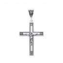 Серебряный крестик. Распятие Христа (3141.1 ч)