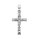 Серебряный крестик. Распятие Христа (329П)