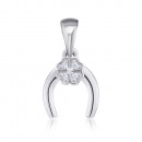 Серебряная подвеска с фианитами (35350/12/1/1)
