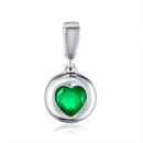 Серебряная подвеска с агатом 3842р-GAG