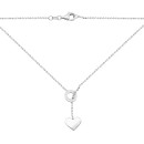 Серебряное колье Сердце (3FN-01689-1)