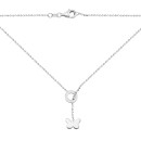 Серебряное колье Бабочка (3FN-01695-1)