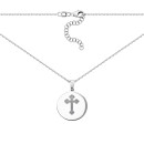 Серебряное колье (3FN-01744)