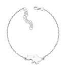 Серебряный браслет Украина (4133_1u)