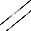 Ювелирный шнурок с серебряным замком (471.30.2 ч)