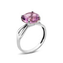 Серебряное кольцо с аметистом (640/ам к род)