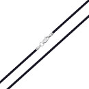 Ювелирный шнурок с серебряным замком (6402)