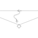 Серебряное колье с фианитами (6433_45)