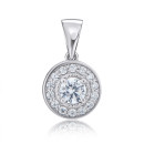 Серебряная подвеска с фианитами (70124/12/1/54)