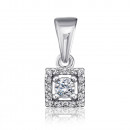Серебряная подвеска с фианитами (70262/12/1/76)