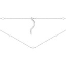 Серебряное колье (757/5 кол родій)