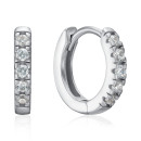 Серебряные серьги с фианитами 7E24285-E/12/1
