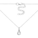 Серебряное колье с фианитами (7NE34804)