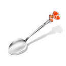 Серебряная ложка с эмалью (8100124)