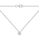 Серебряное колье с бриллиантом (8171р-BR)