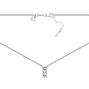 Серебряное колье с бриллиантами (8175р-BR)