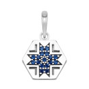 Серебряная подвеска с фианитами (89105с*)