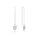 Серебряные серьги-протяжки  С2/273