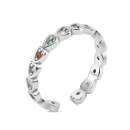 Серебряное кольцо с фианитами (ЛК-0412р(зчф))