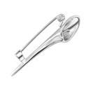 Серебряная брошь-булавка Цветок (SZDX00329)