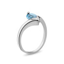 Серебряное кольцо с топазом (к1273топС)