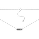 Серебряное колье с фианитами (1NE51203)