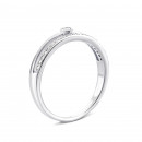 Серебряное кольцо с фианитами (LR903)