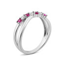 Серебряное кольцо с фианитами (SZDR03084)