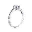 Серебряное кольцо с фианитами A01232-R/12/1