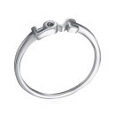 Серебряное кольцо   A02554-R/12