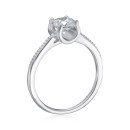 Серебряное кольцо с фианитом A03276-R/12/1