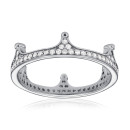 Серебряное кольцо с фианитами A03493-R/12/1