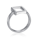 Серебряное кольцо A03582-R/12