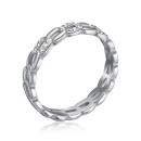 Серебряное кольцо с фианитами A03960-R/12/1