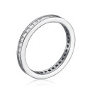Серебряное кольцо с фианитами A04087-R/12/1