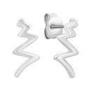 Серебряные серьги-пуссеты (AE02090)