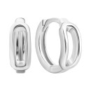 Серебряные серьги-конго (B00136)