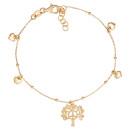 Серебряный позолоченный браслет Дерево (BRT  10665 G-B/20)