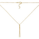 Серебряное позолоченное колье (CLT  11686 G-K/20)