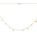 Серебряное позолоченное колье (CLT  9861 G-K/20)