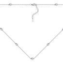 Серебряное колье с фианитами D02184-K/12/1
