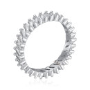 Серебряное кольцо с фианитами DR15656-R/12/1