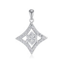 Серебряная подвеска с фианитами (SZDP00374-P/12/1)