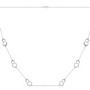 Серебряное колье (CLT  11630 RH-K/12)