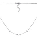 Серебряное колье (CLT  11788 RH-K/12)