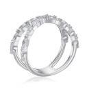 Серебряное кольцо с фианитами (ML13291A-R/12/1)